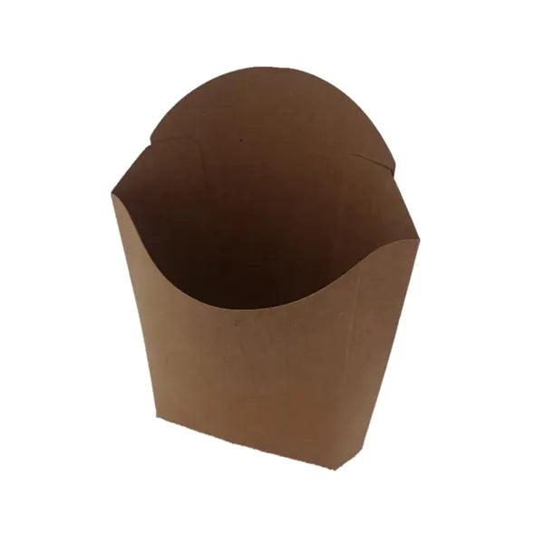 Disposable White French Fry Box