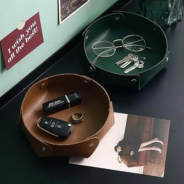 Tray Desk Organizer Key Storage Box