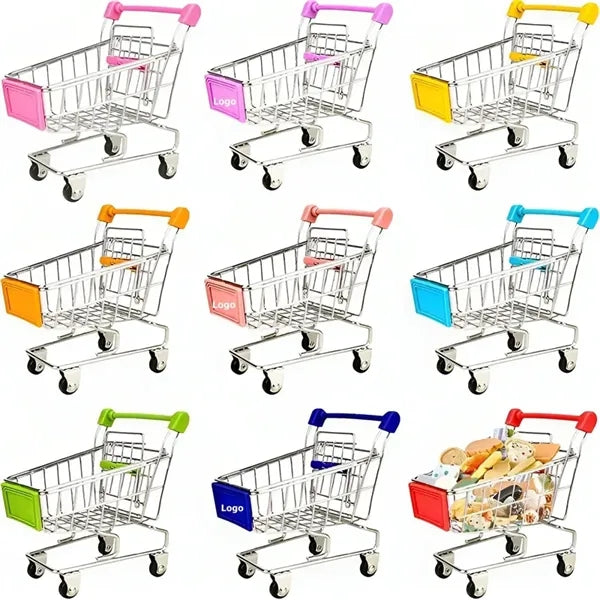 Metal Shopping Cart Toy Mini Shopping Handcart Mode