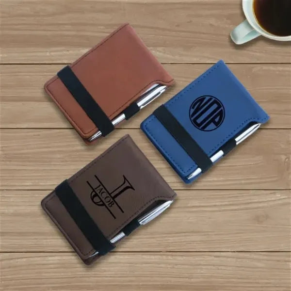 Portable Golf Scorecard Holder with Pen, Elastic Closure