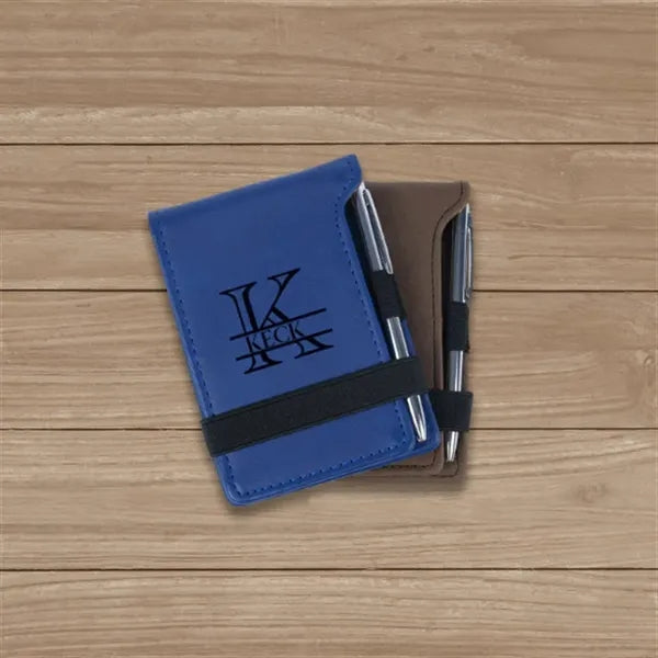 Portable Golf Scorecard Holder with Pen, Elastic Closure
