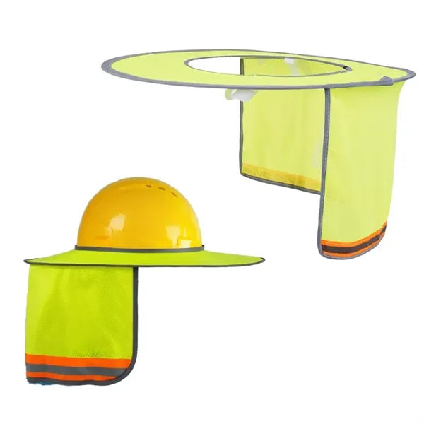 Reflective Safety Helmet Sunshade Curtain