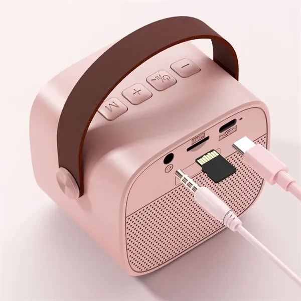 Portable Bluetooth Karaoke Machine With Wireless Mics