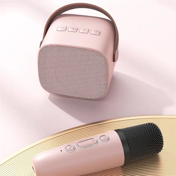 Portable Bluetooth Karaoke Machine With Wireless Mics