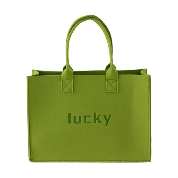 Felt tote bag