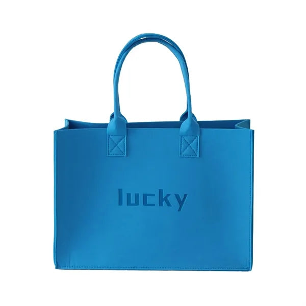 Felt tote bag