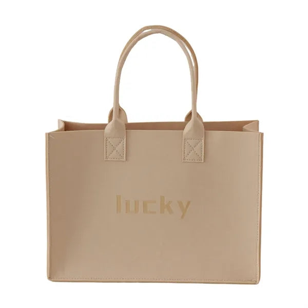 Felt tote bag