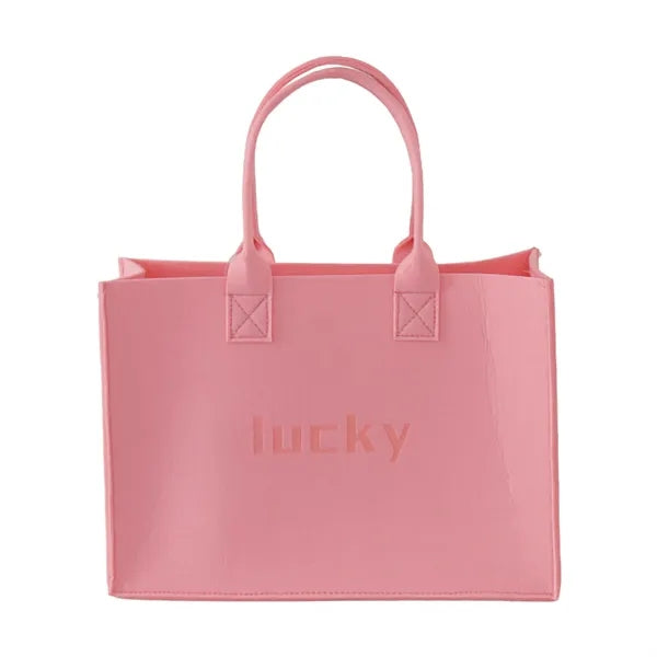 Felt tote bag