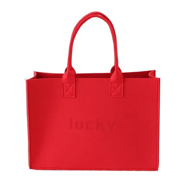 Felt tote bag