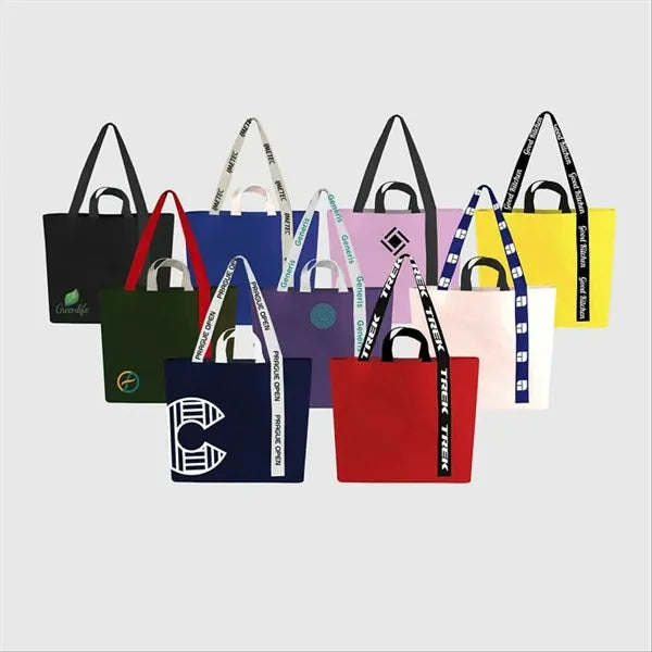 14 oz Cotton Canvas Double handle Tote Bag