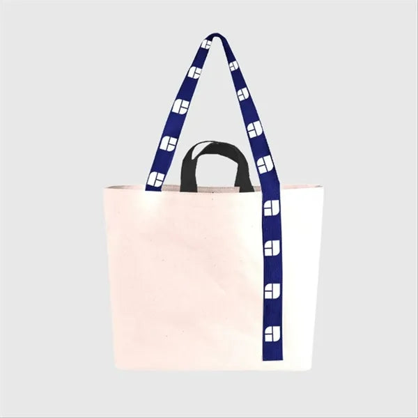 14 oz Cotton Canvas Double handle Tote Bag