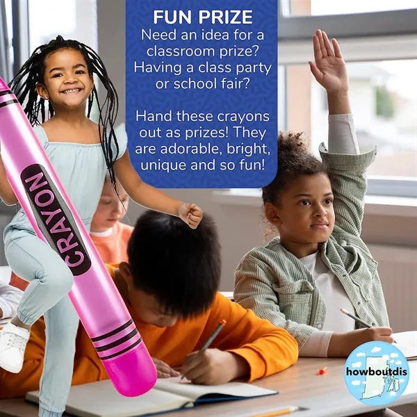 46" Inflatable Crayon for School and Event Promotions