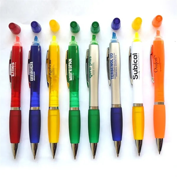 2-in-1 Highlighter and Ballpoint Pen