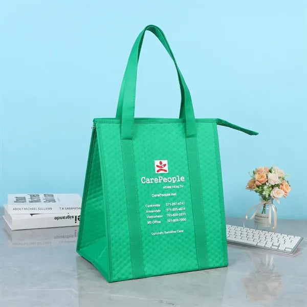 Insulated Non-Woven Lunch Cooler Tote Bag