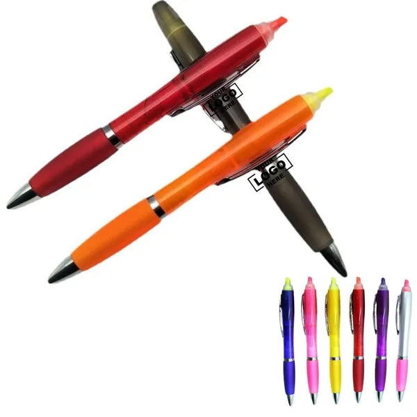 2-in-1 Highlighter and Ballpoint Pen