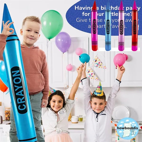 46" Inflatable Crayon for School and Event Promotions