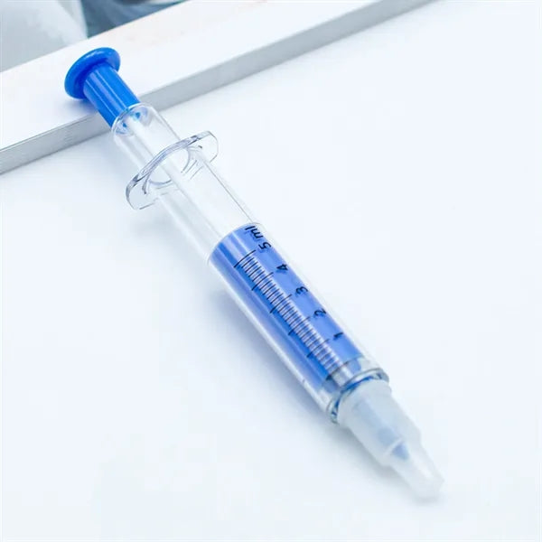 Syringe Shaped Highlighter and Pen Combo