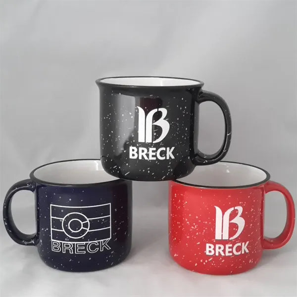 13 Oz. Speckled Ceramic Campfire Coffee Mug