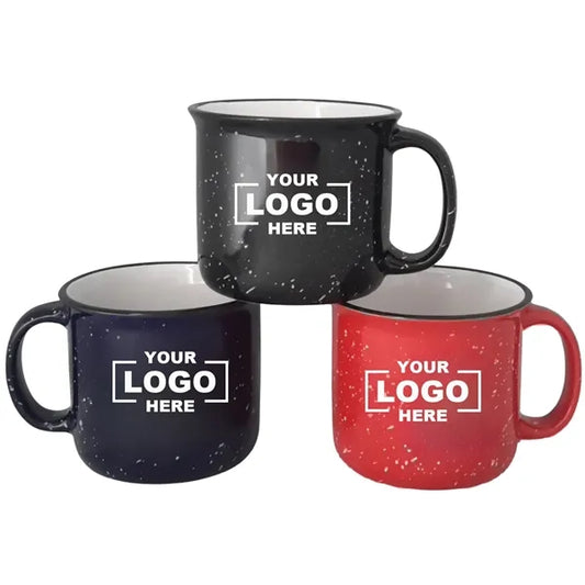 13 Oz. Speckled Ceramic Campfire Coffee Mug