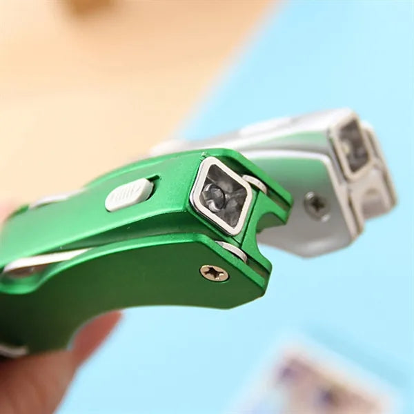 Multi-Function LED Tool Keychain With Pen and Opener