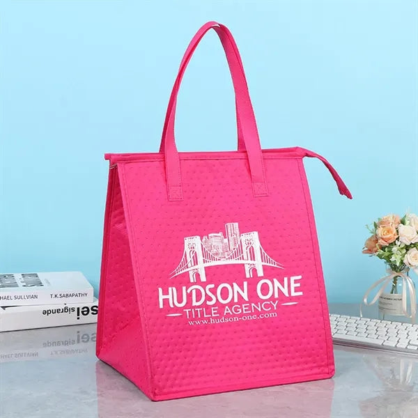 Insulated Non-Woven Lunch Cooler Tote Bag