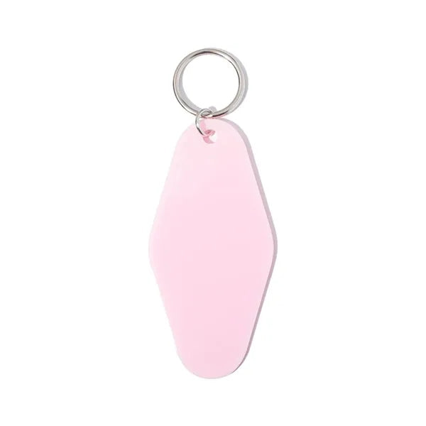Plastic hotel keychain, motel keychain