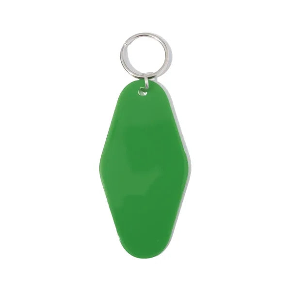 Plastic hotel keychain, motel keychain