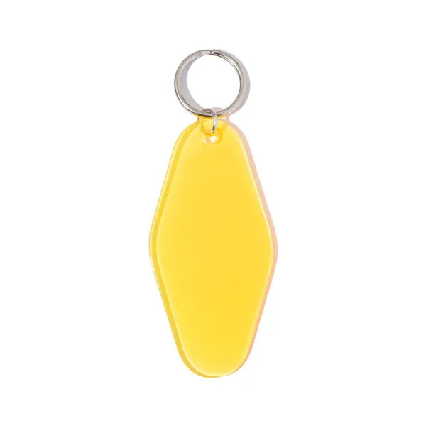 Plastic hotel keychain, motel keychain