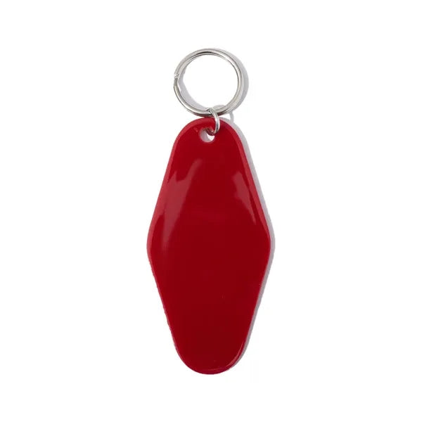Plastic hotel keychain, motel keychain