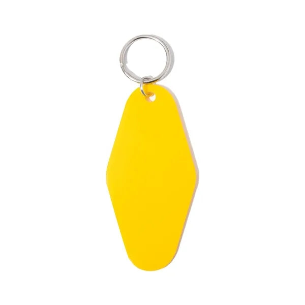 Plastic hotel keychain, motel keychain