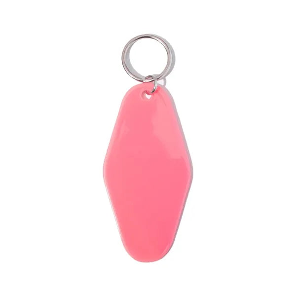 Plastic hotel keychain, motel keychain