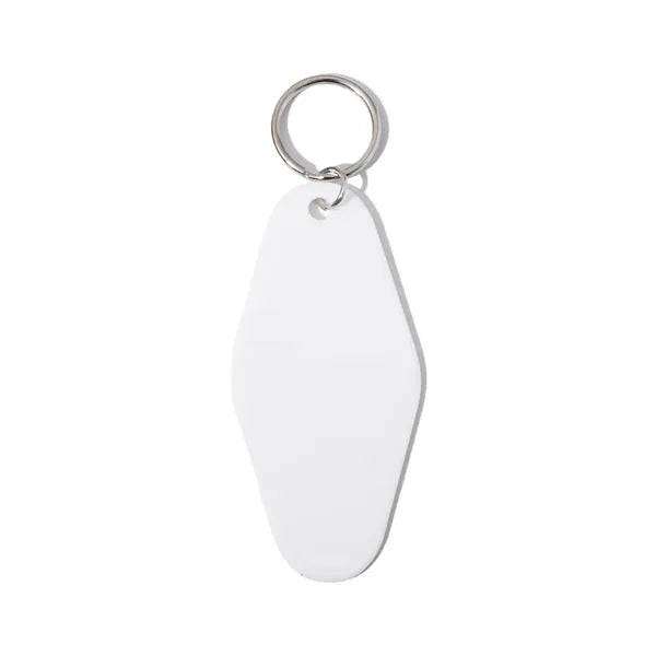 Plastic hotel keychain, motel keychain