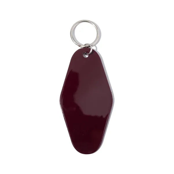 Plastic hotel keychain, motel keychain