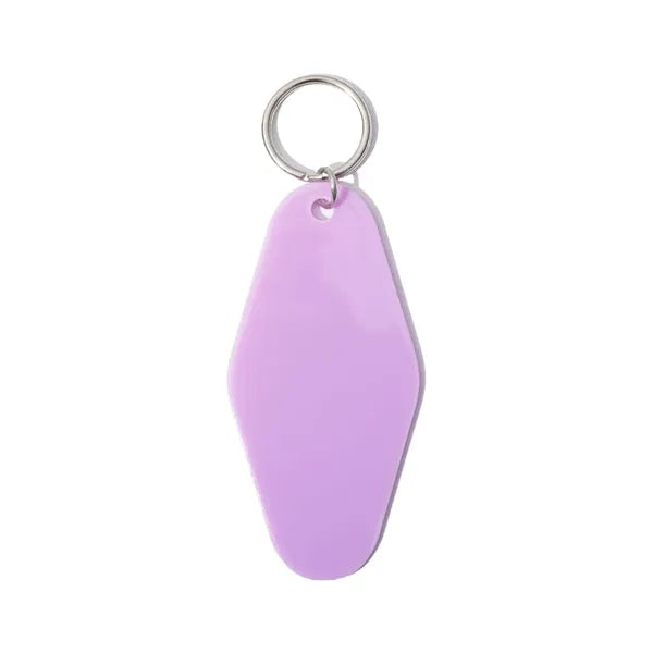 Plastic hotel keychain, motel keychain
