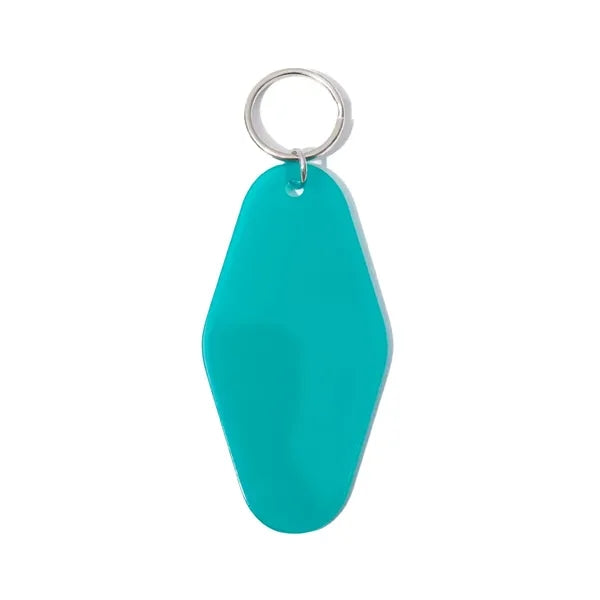 Plastic hotel keychain, motel keychain