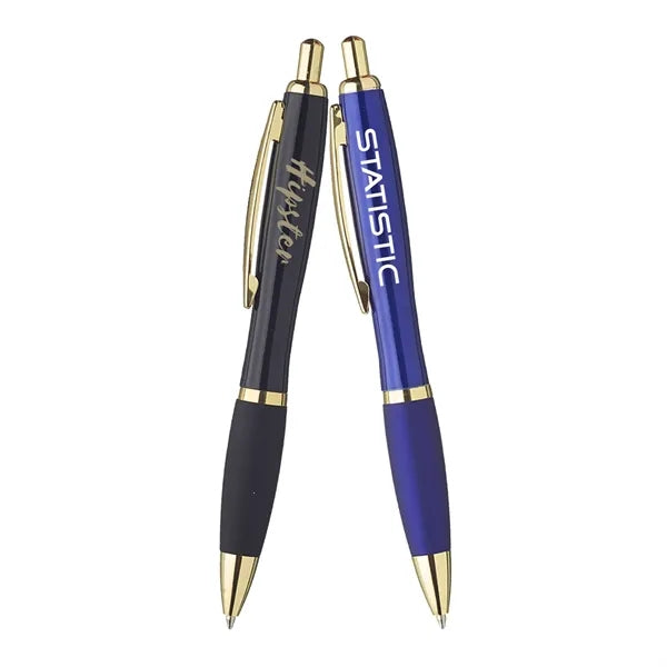 Langley Metal Click Ballpoint Pen w/ Grip