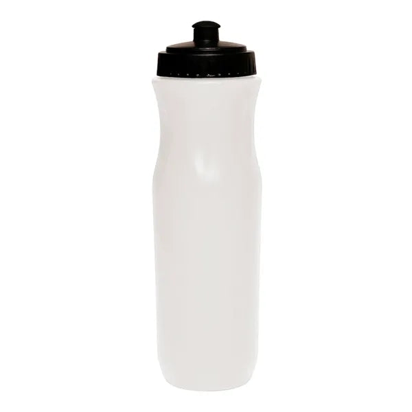 Plastic Sports Water Bottle - Push Cap, 26 oz.