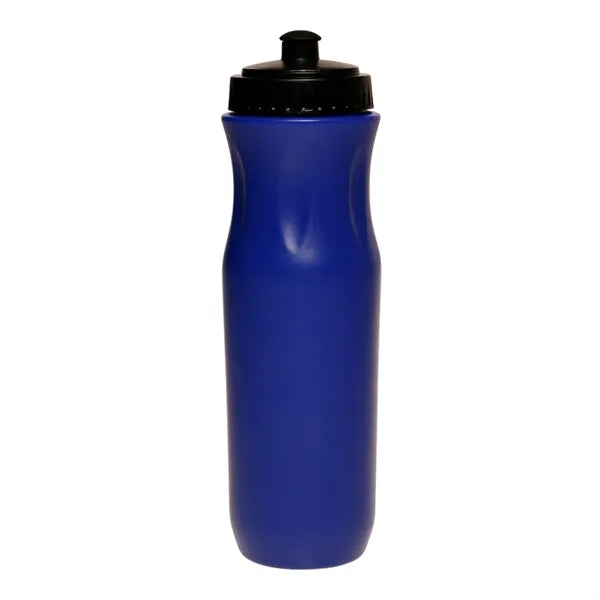 Plastic Sports Water Bottle - Push Cap, 26 oz.