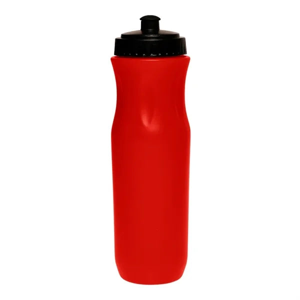 Plastic Sports Water Bottle - Push Cap, 26 oz.