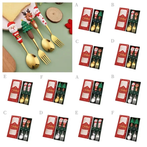 Christmas Stainless Steel Cutlery Set