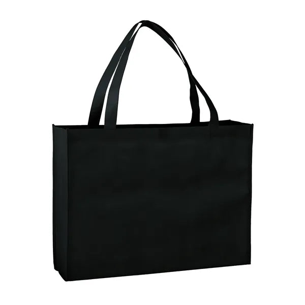 Non-woven Tote Bag With Hook And Loop Closure