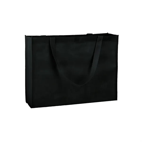Non-woven Tote Bag With Hook And Loop Closure