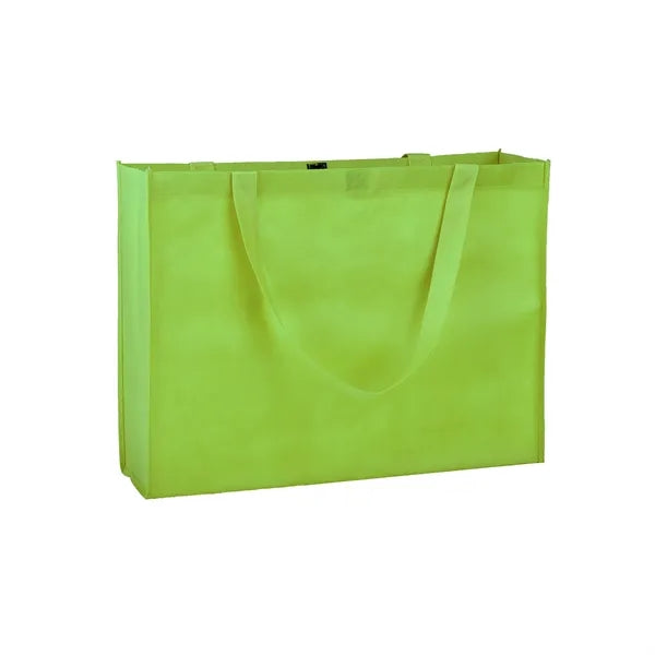 Non-woven Tote Bag With Hook And Loop Closure