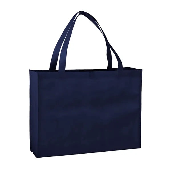 Non-woven Tote Bag With Hook And Loop Closure