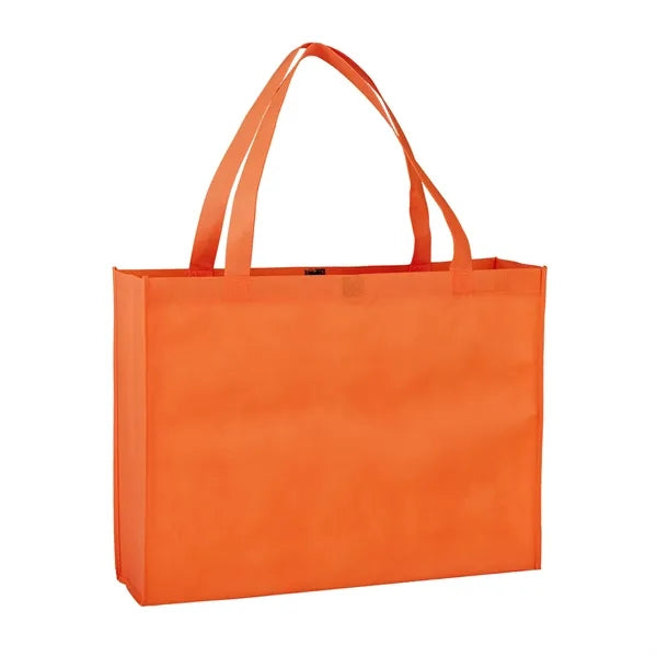 Non-woven Tote Bag With Hook And Loop Closure