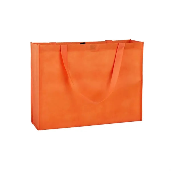 Non-woven Tote Bag With Hook And Loop Closure