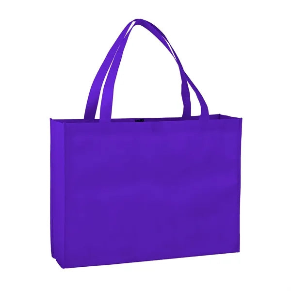 Non-woven Tote Bag With Hook And Loop Closure