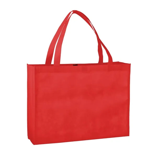 Non-woven Tote Bag With Hook And Loop Closure