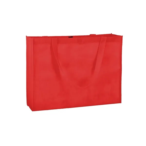 Non-woven Tote Bag With Hook And Loop Closure