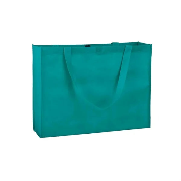 Non-woven Tote Bag With Hook And Loop Closure